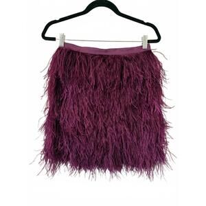 Pink Tartan 100% Feather Skirt – Plum – Size 4